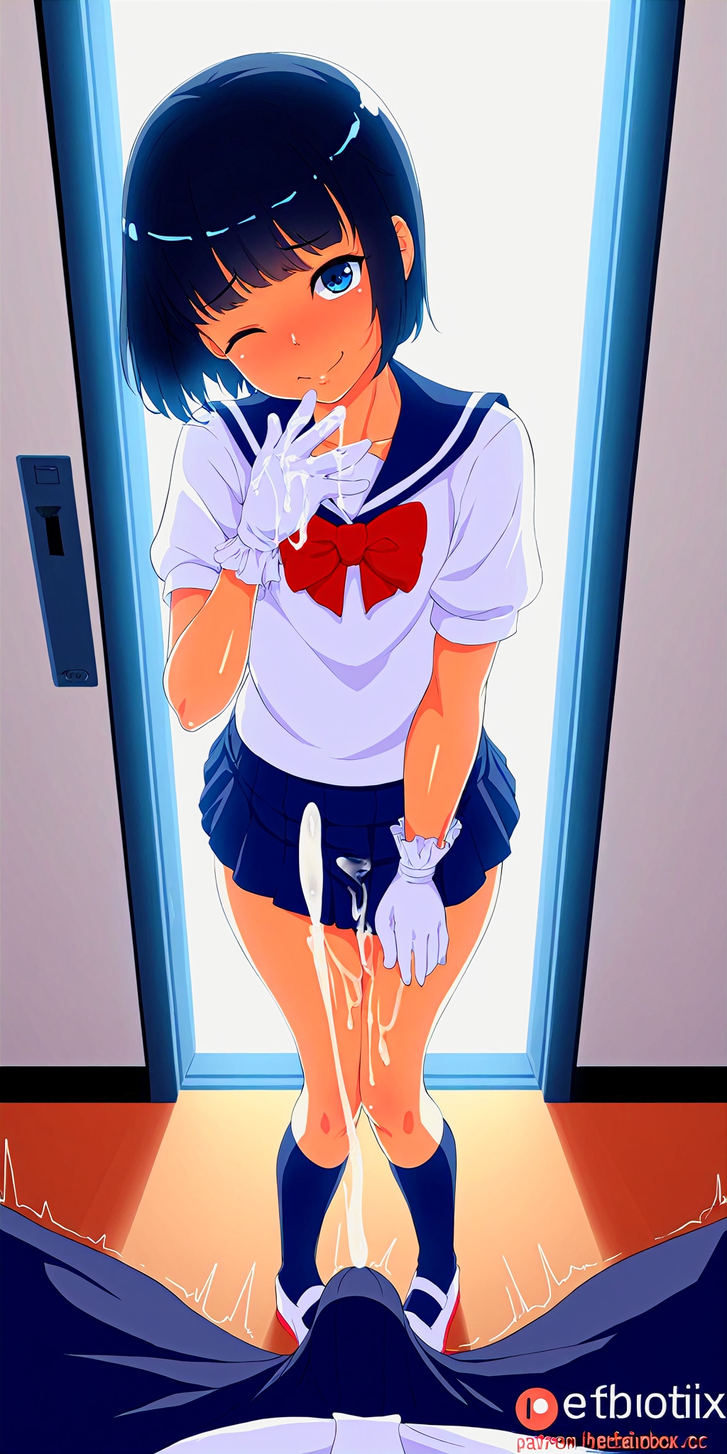フフッ♪... 出しすぎ♡///////