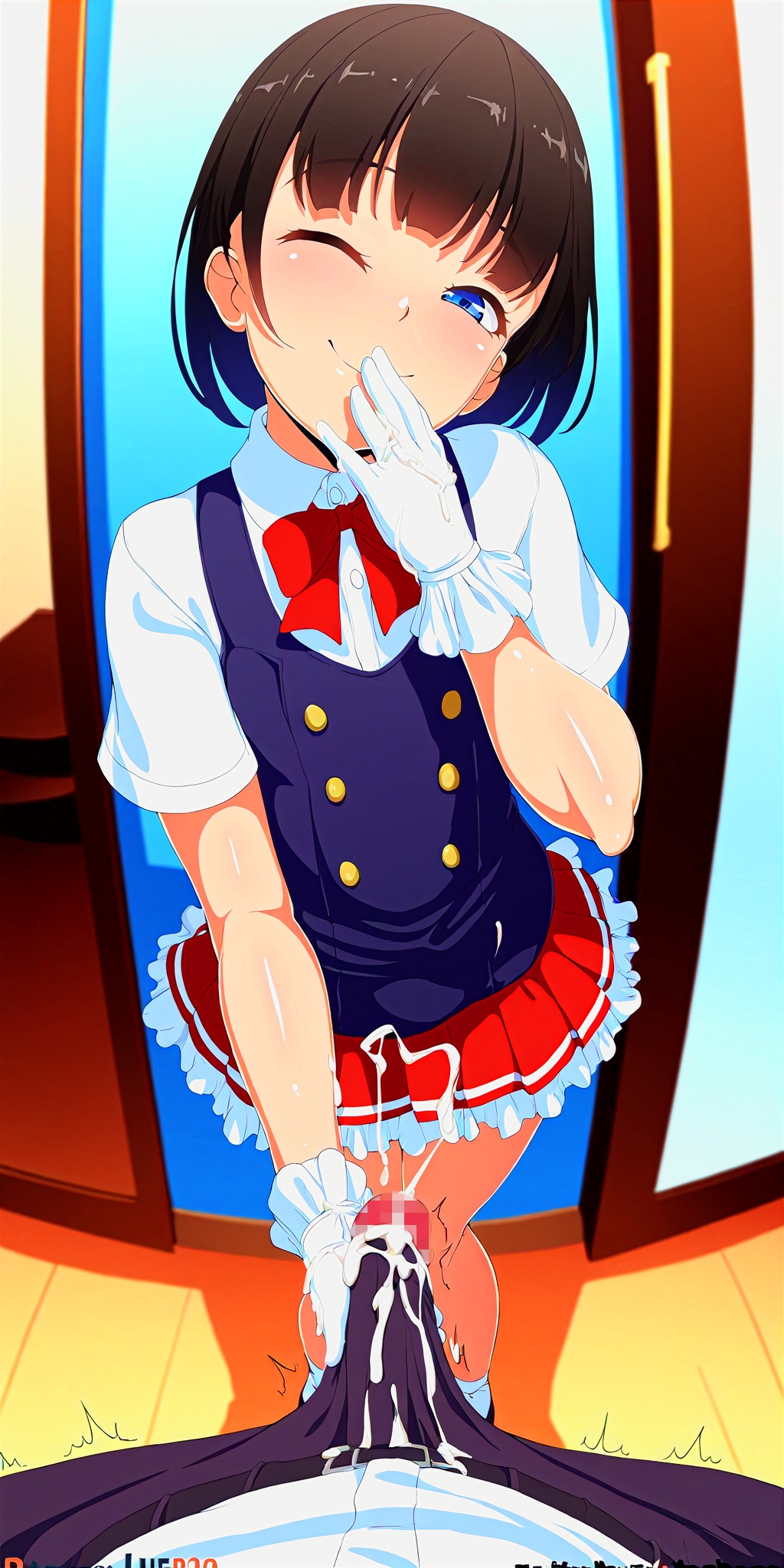 フフッ♪... 出しすぎ♡///////