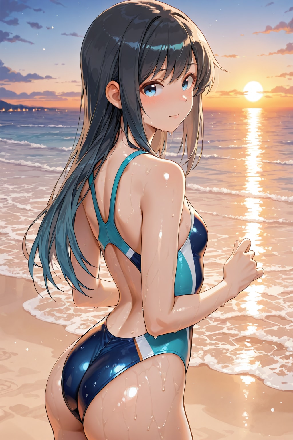 海の１日のおわり