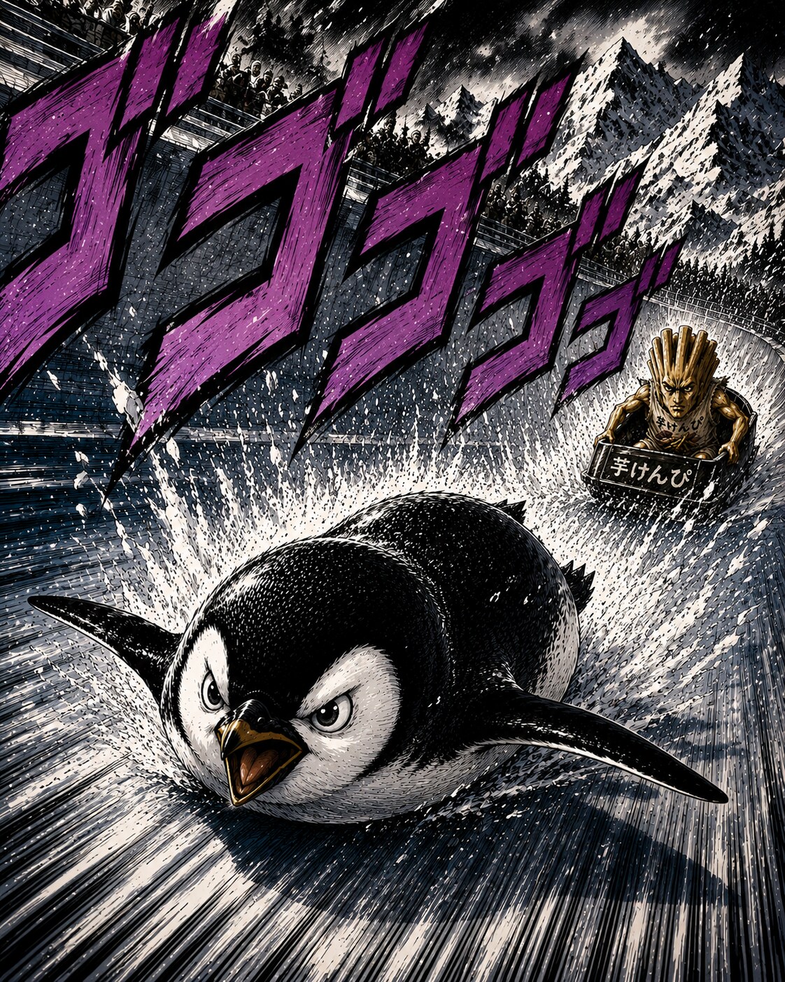 季節外れの氷上決戦！