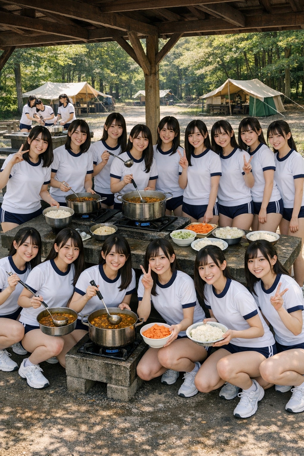 キャンプでカレー