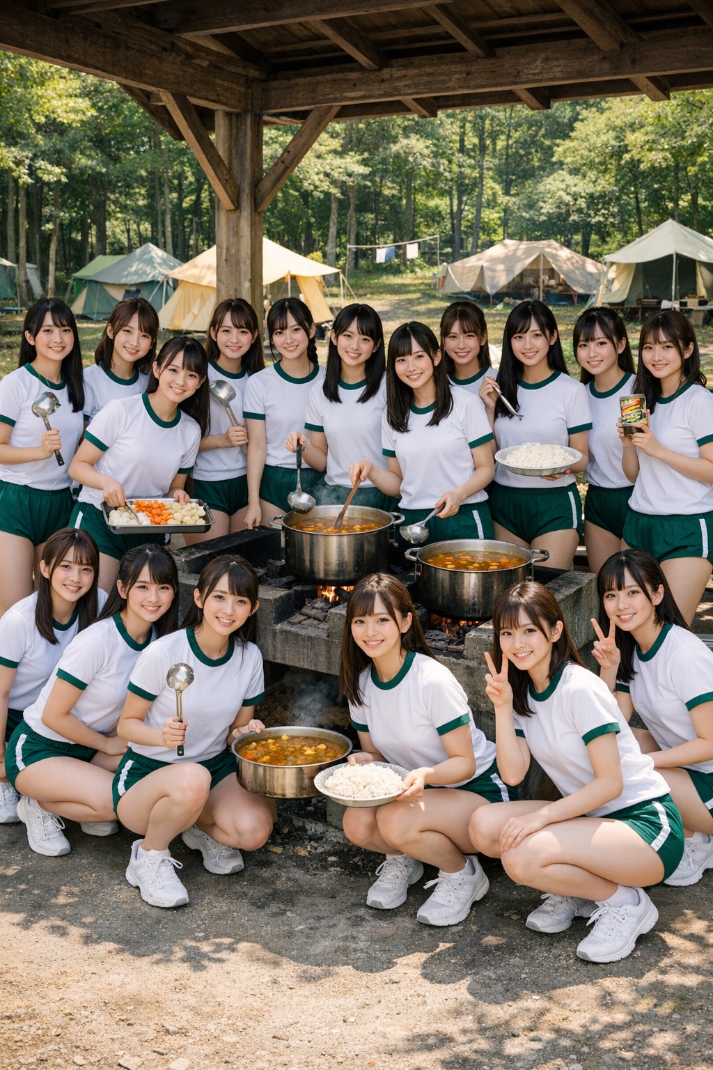 キャンプでカレー