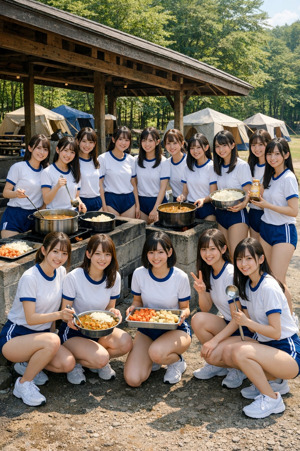 キャンプでカレー
