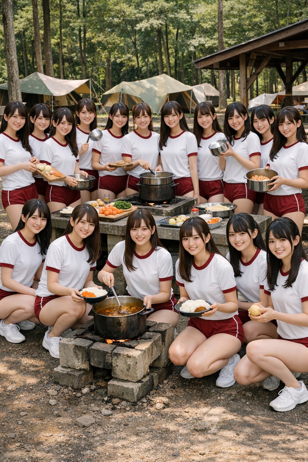 キャンプでカレー