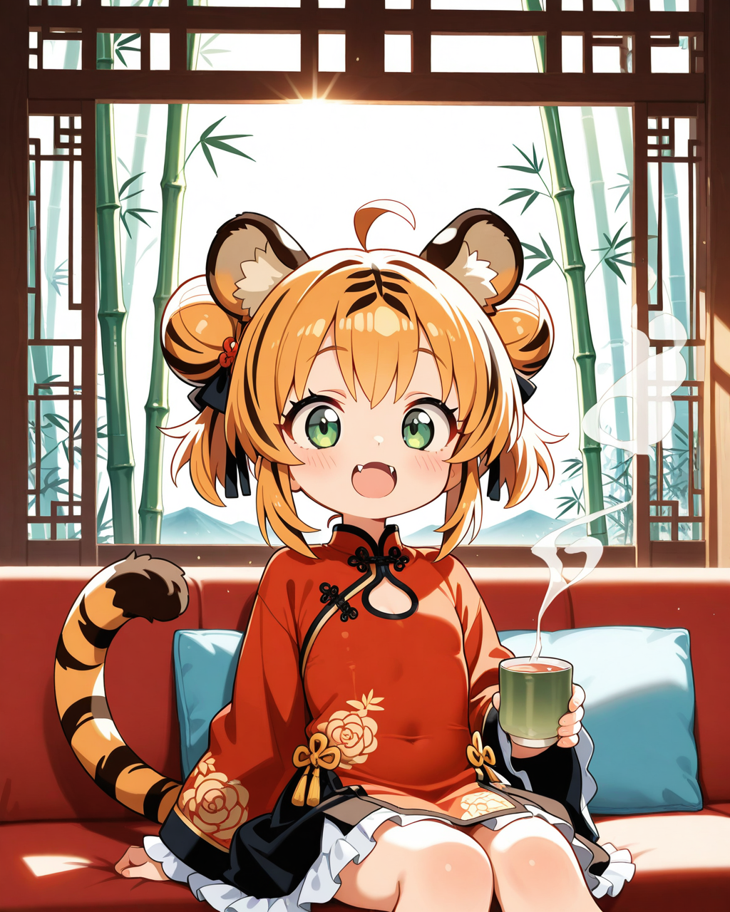 ちゃいなたいがぁーのお茶会♡