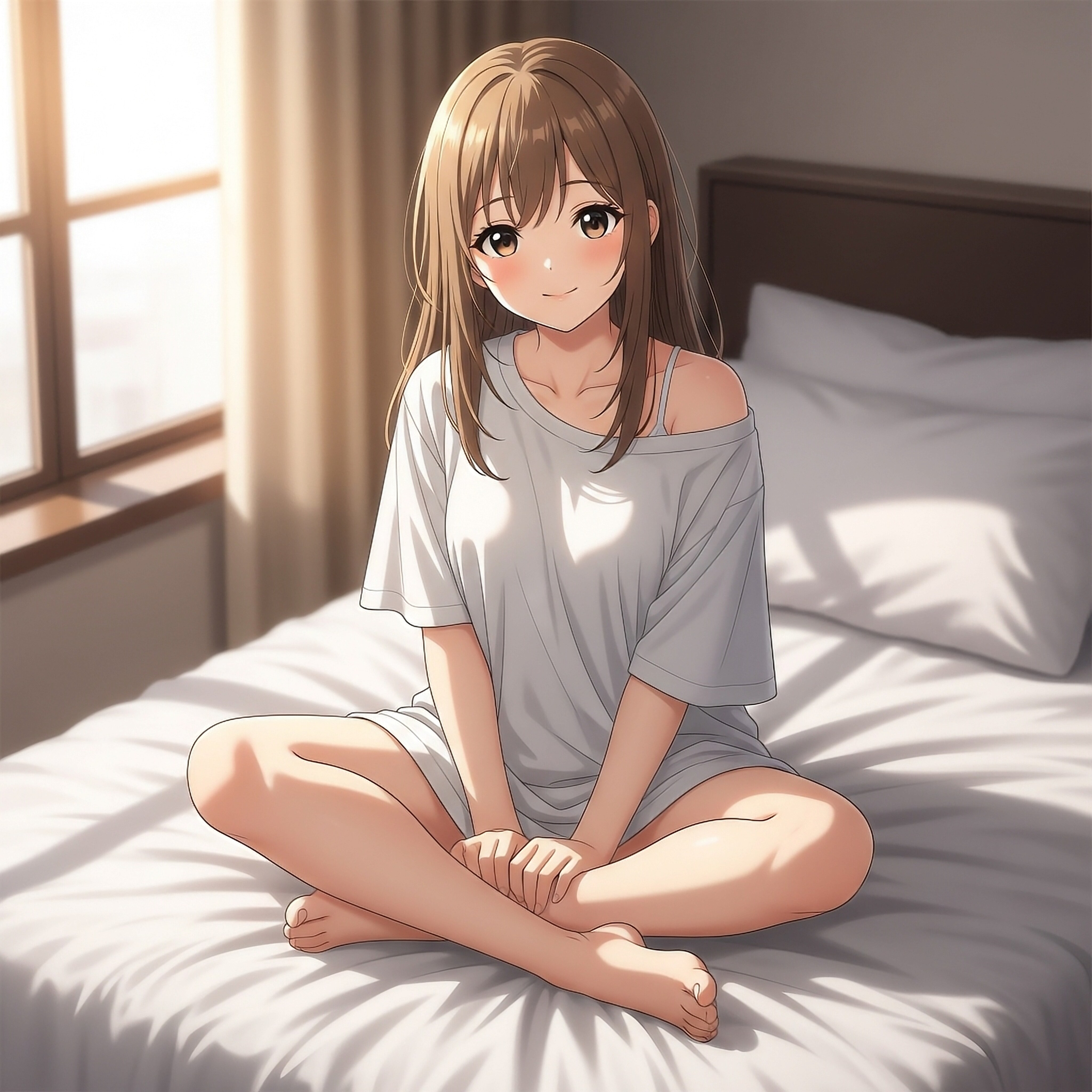 紐見えてるよ！