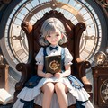 本を読む少女 3枚目