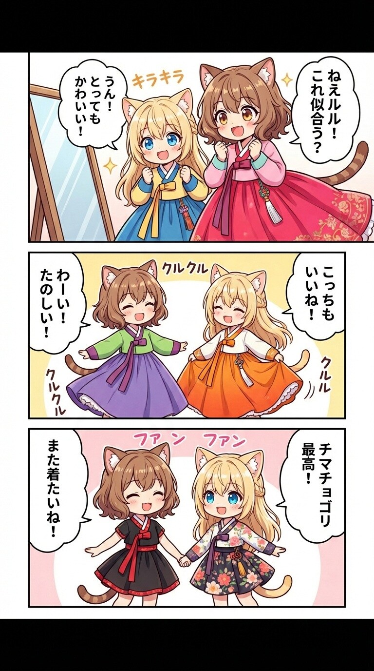 仲良しファッションショー