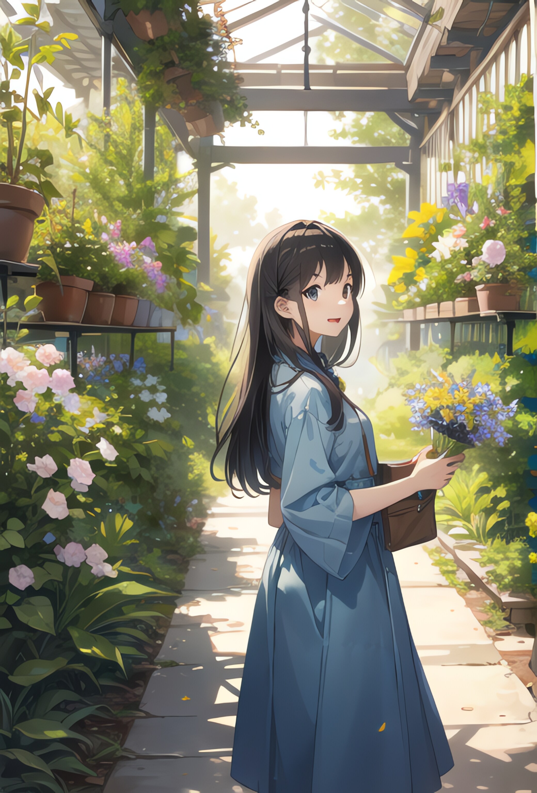 この綺麗なお花、母にプレゼントしよっか！！
