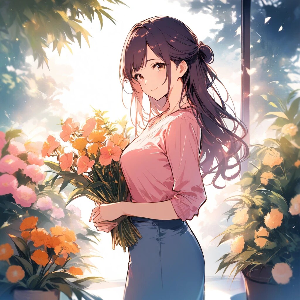 花を送ろうと思った | の人気AIイラスト・グラビア