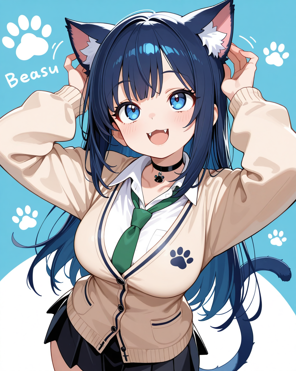 猫耳になった眞琴っちゃん♡