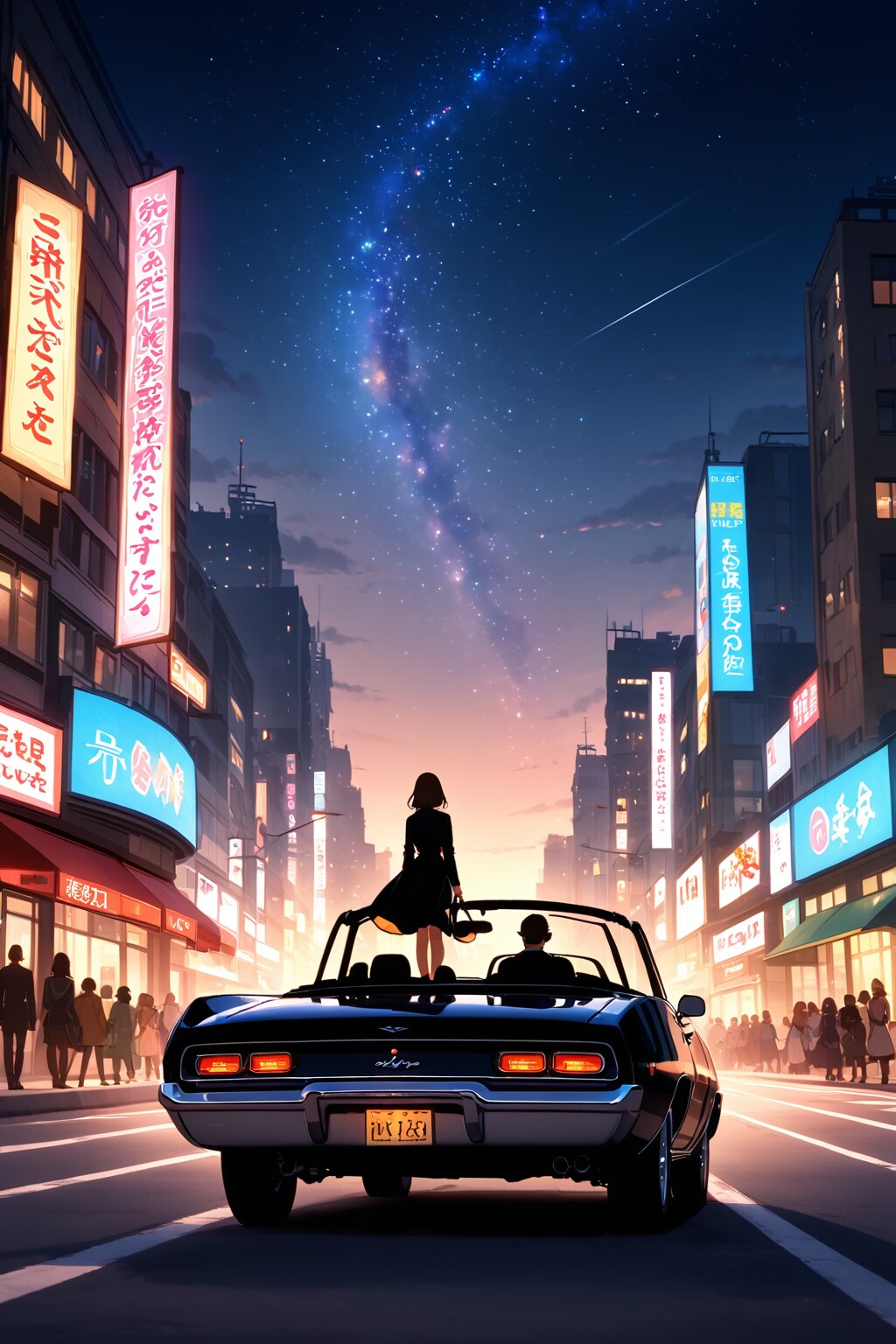 夜のドライブ