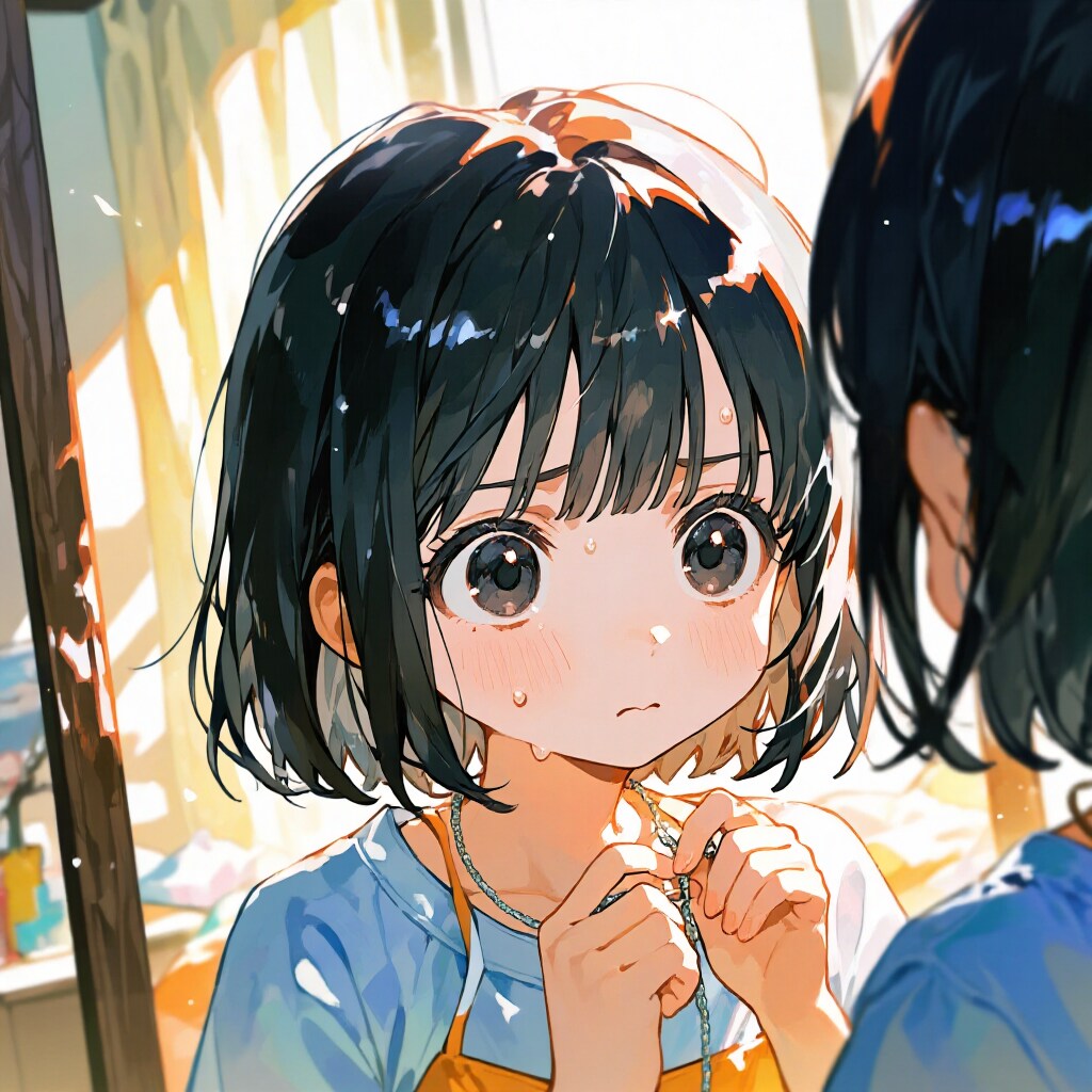 初めてのネックレス | の人気AIイラスト・グラビア