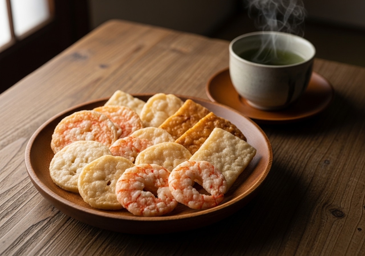 デザートの海老せんべい | の人気AIイラスト・グラビア
