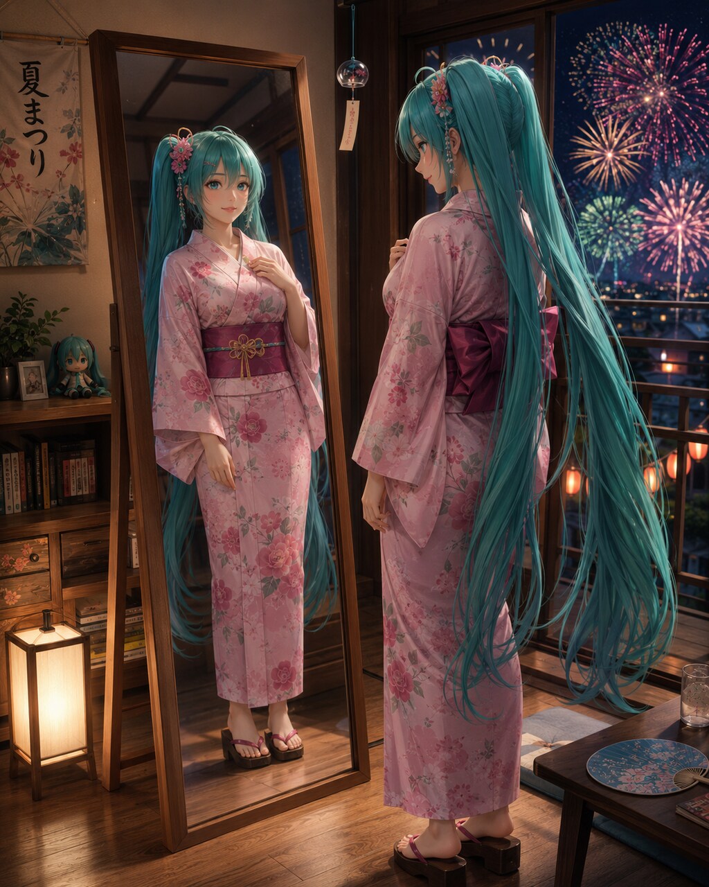 花火大会の夜