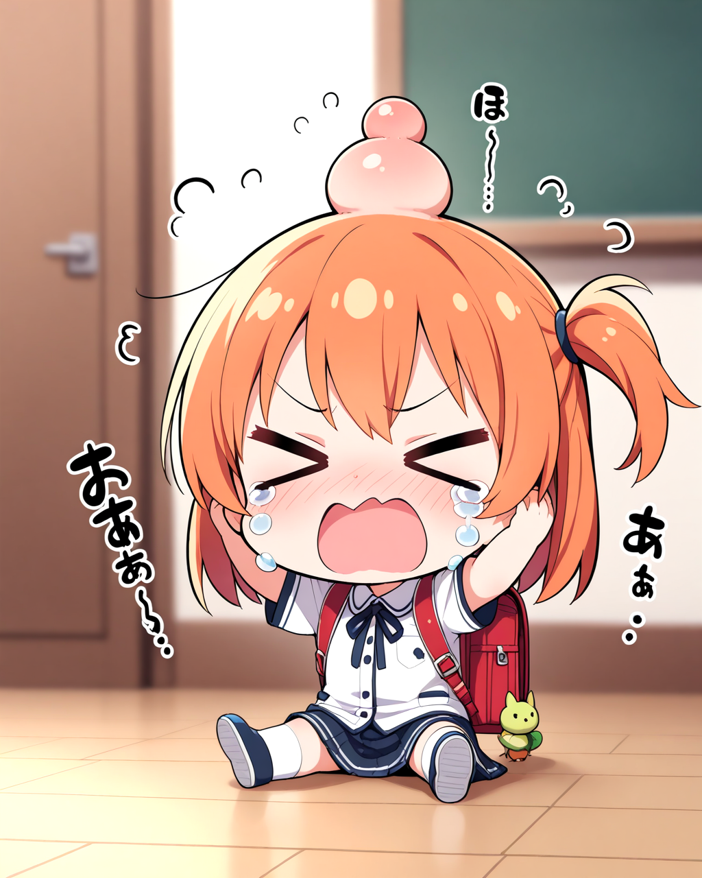 はしゃいでいたら頭をぶつけてしまったれもちゃん | の人気AIイラスト・グラビア