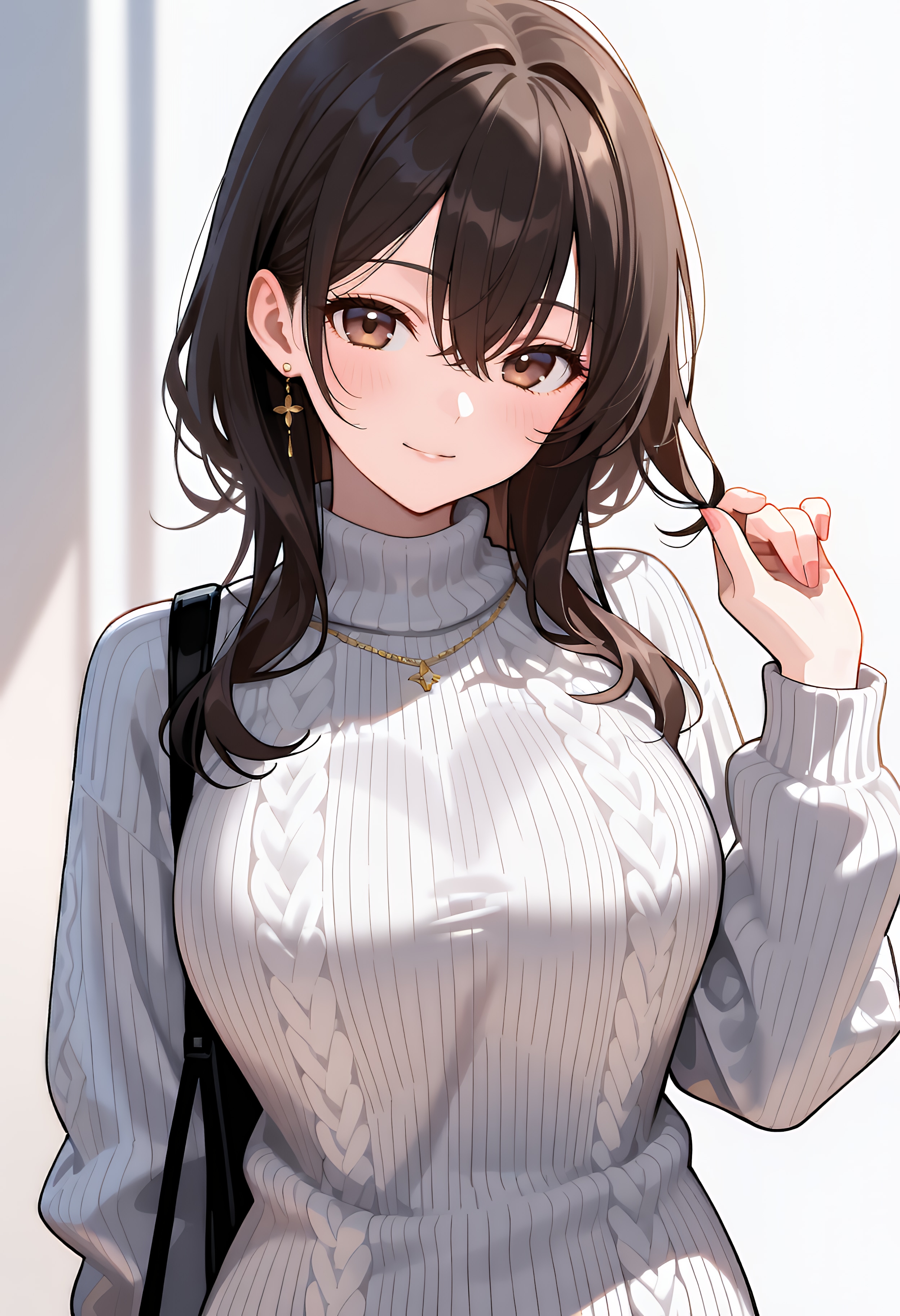 ニットなお姉さん