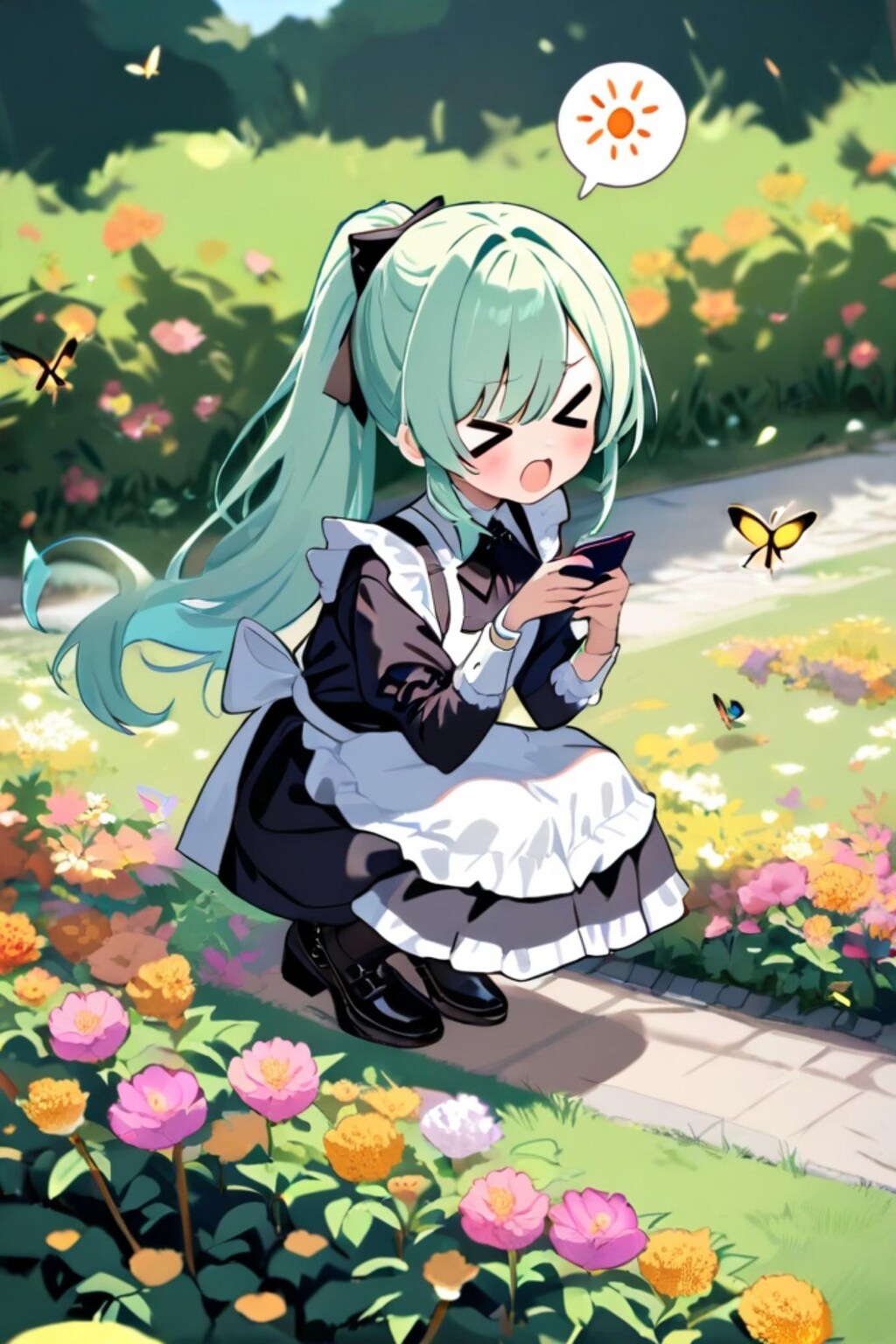 サボるメイドちゃん