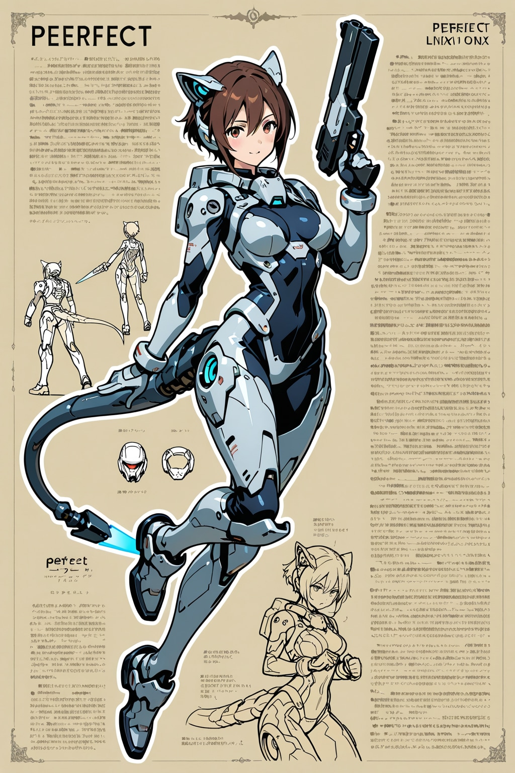 うちの子5人にケモパワードスーツ！