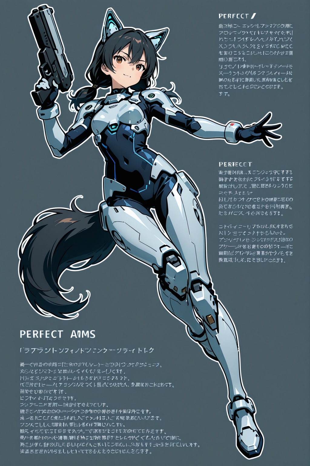 うちの子5人にケモパワードスーツ！