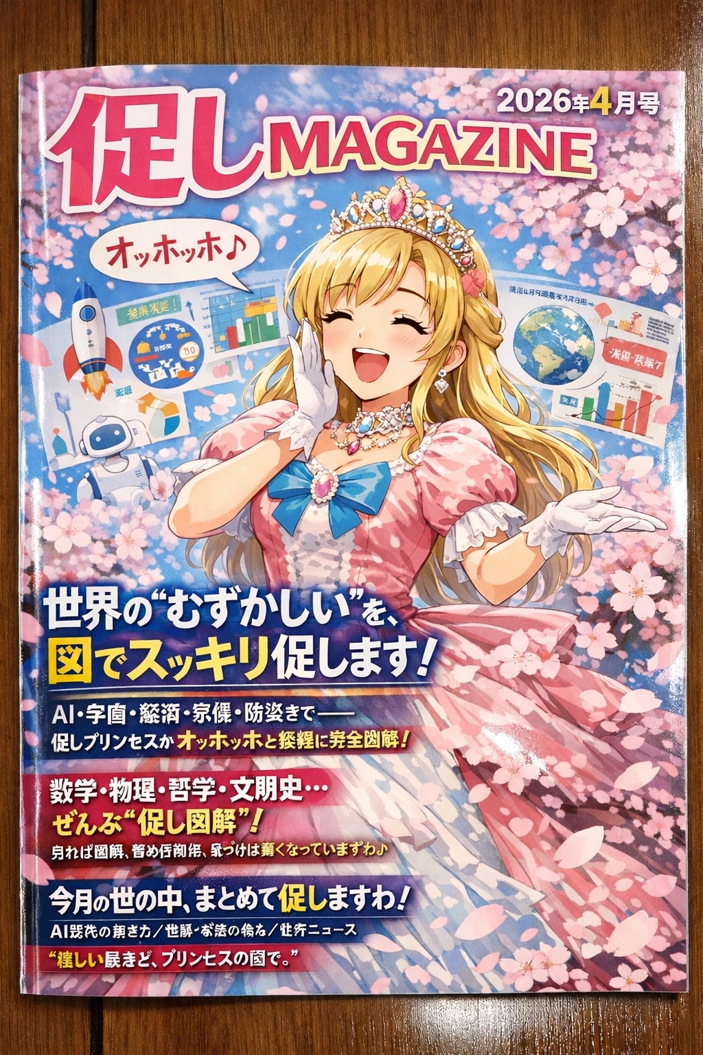 促しプリンセスの、促しマガジンが発売されましたわオッホッホ