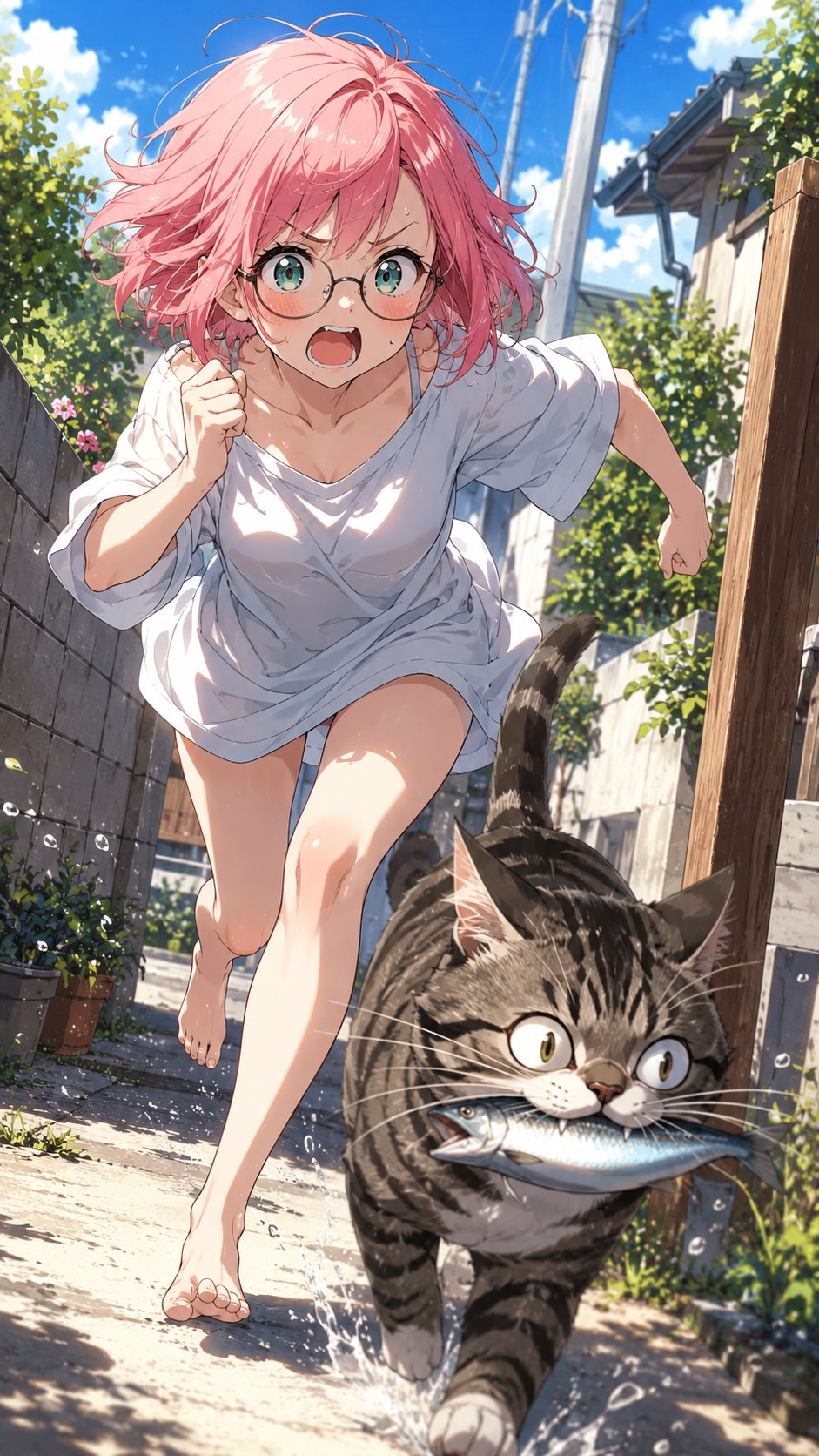 お魚咥えたドラ猫 | の人気AIイラスト・グラビア