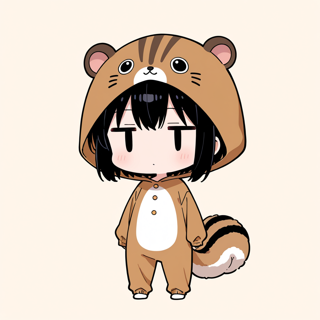 着ぐるみ着せ替え（シマリス）