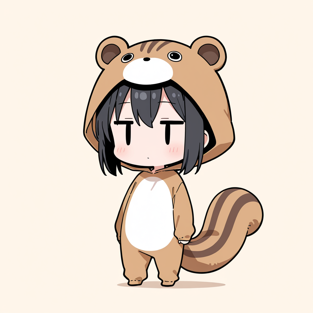 着ぐるみ着せ替え（シマリス）