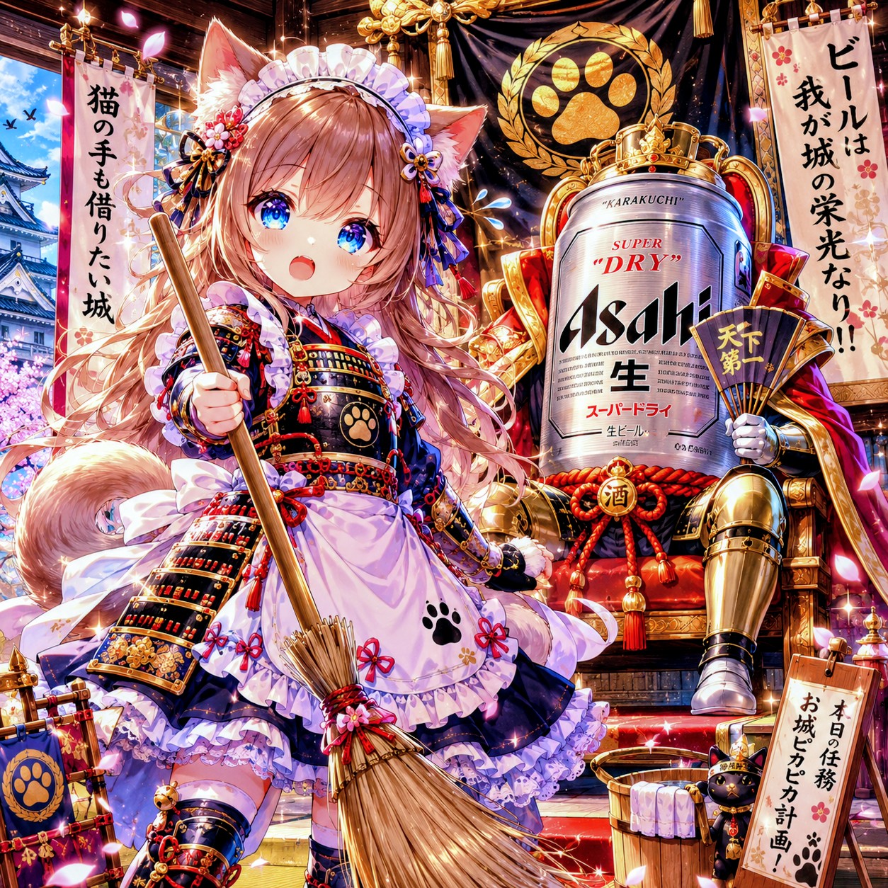 鎧メイドの小さな女の子 | の人気AIイラスト・グラビア