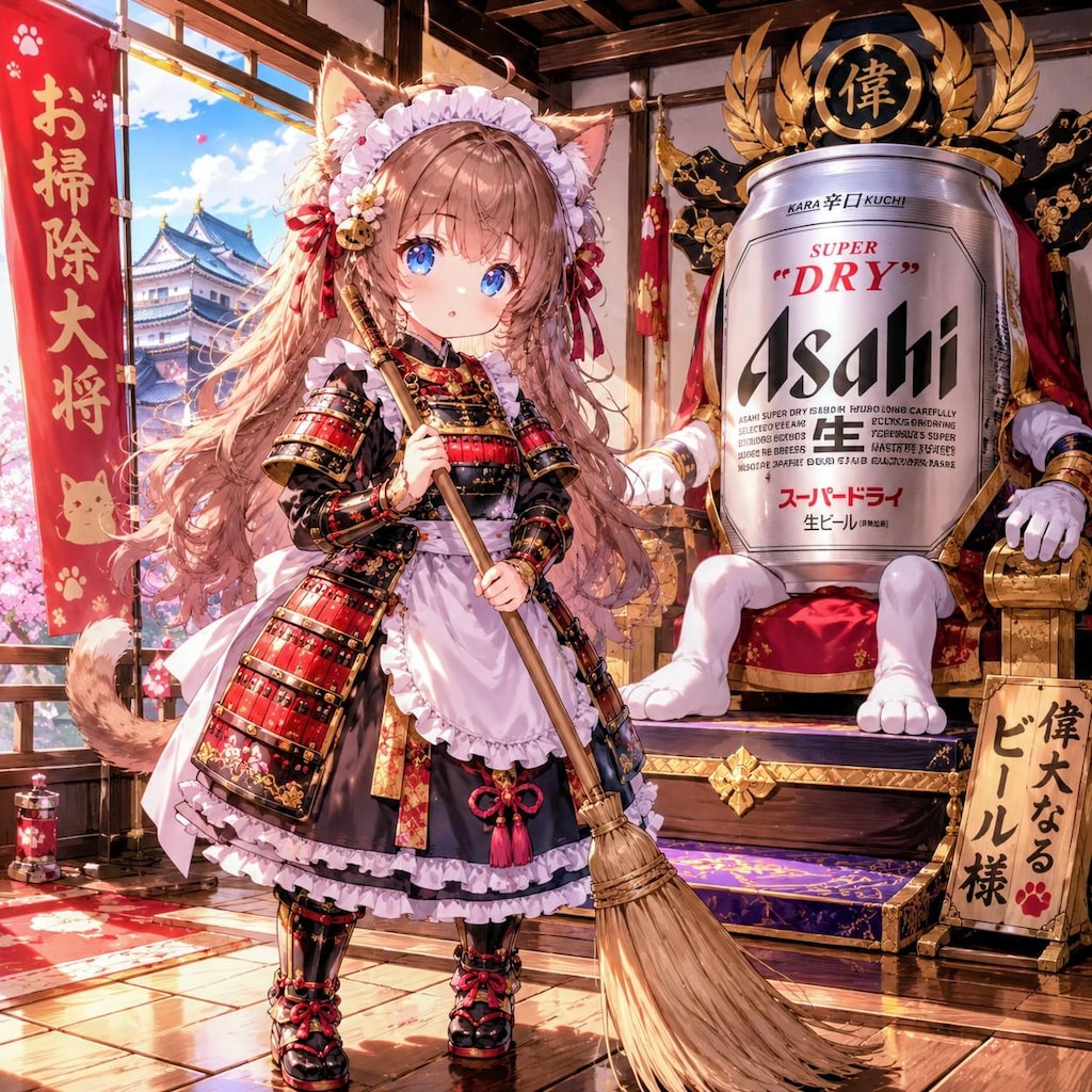 鎧メイドの小さな女の子