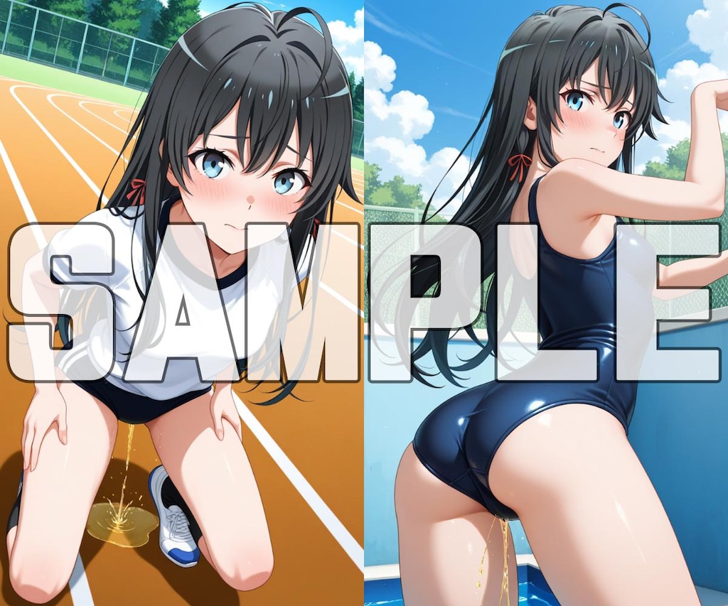 【作品告知】おしっこお漏らしチャレンジ【俺ガ〇ル スクールライフ編】DL販売中