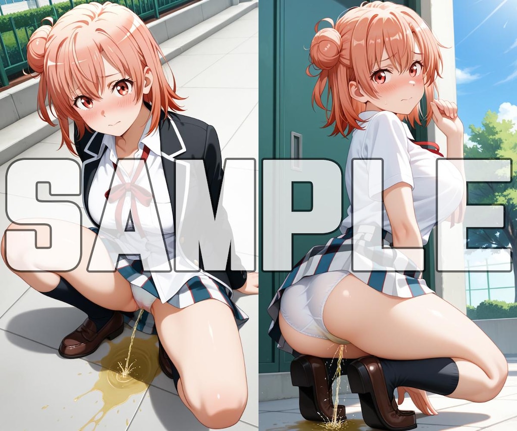 【作品告知】おしっこお漏らしチャレンジ【俺ガ〇ル スクールライフ編】DL販売中