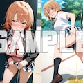 【作品告知】おしっこお漏らしチャレンジ【俺ガ〇ル スクールライフ編】DL販売中 8枚目