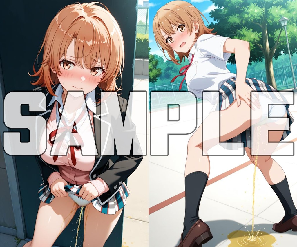 【作品告知】おしっこお漏らしチャレンジ【俺ガ〇ル スクールライフ編】DL販売中