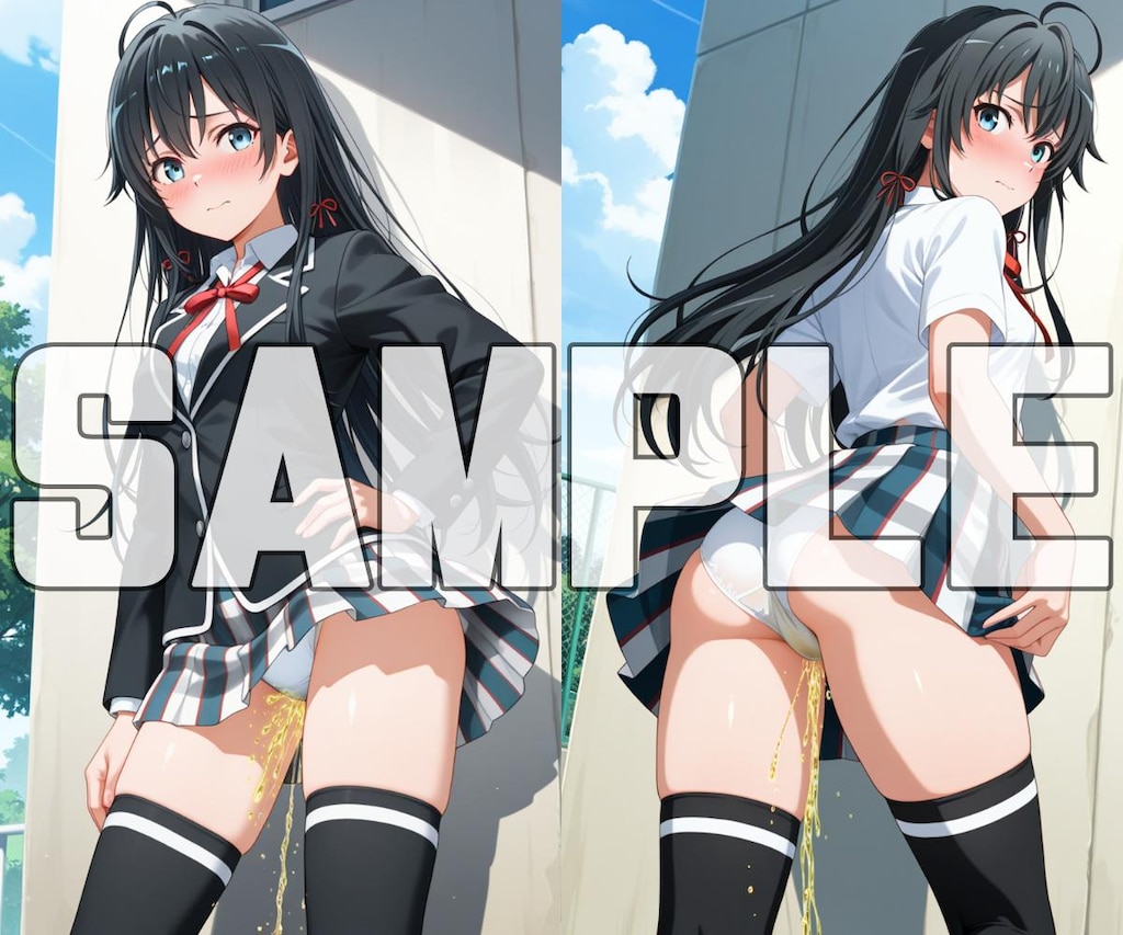 【作品告知】おしっこお漏らしチャレンジ【俺ガ〇ル スクールライフ編】DL販売中