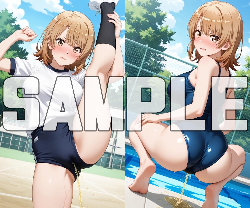 【作品告知】おしっこお漏らしチャレンジ【俺ガ〇ル スクールライフ編】DL販売中
