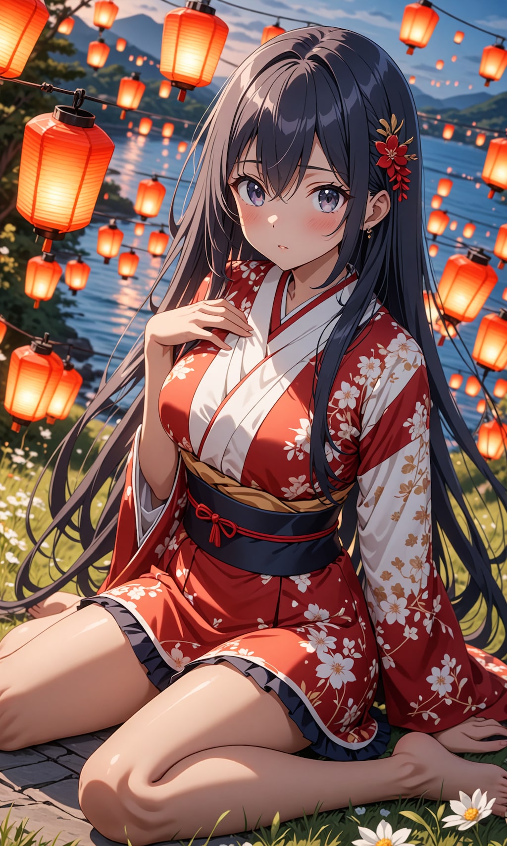 ランタン祭の彼女②