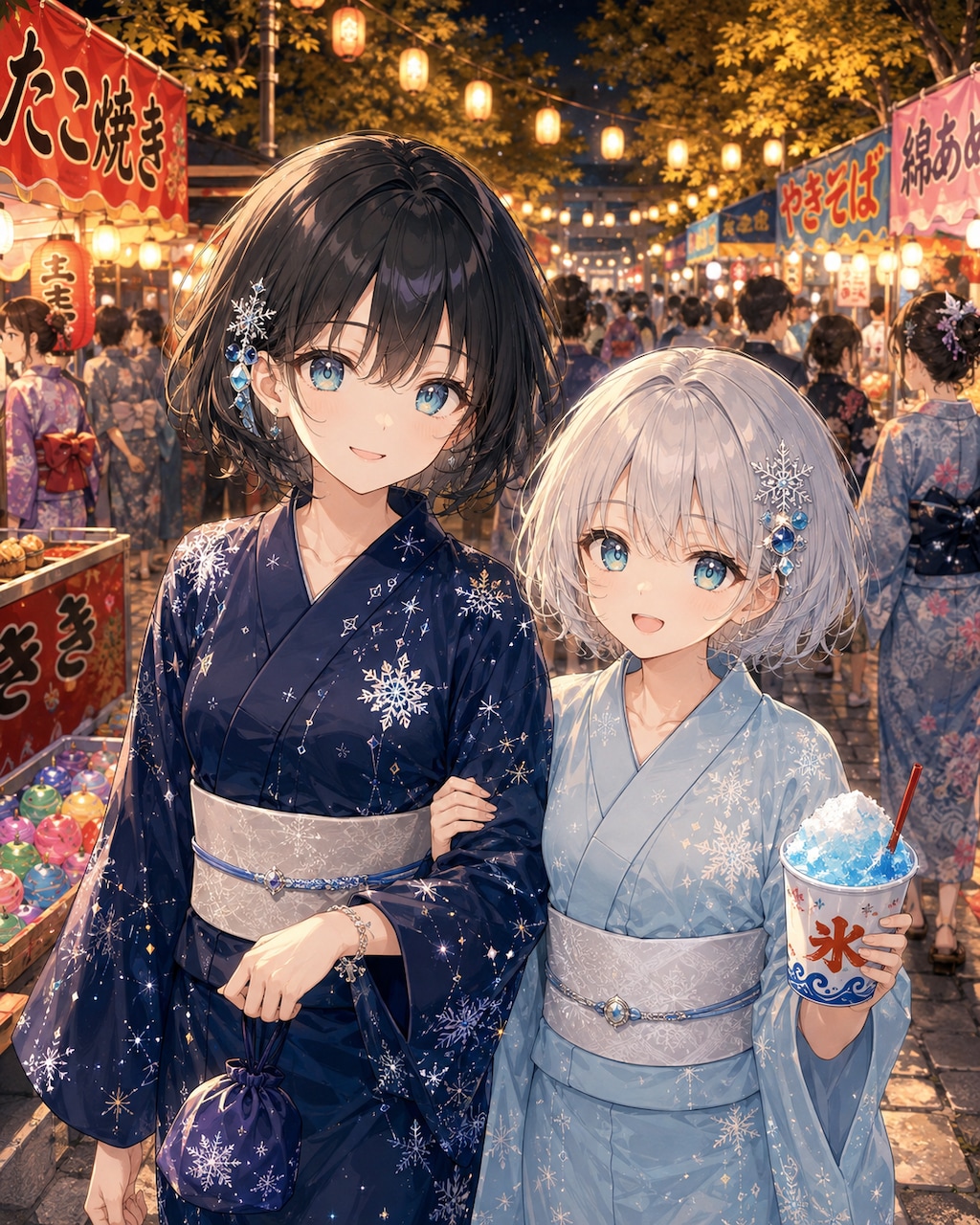 星影姉妹の夏祭り