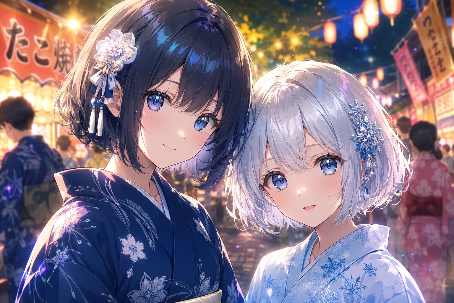 星影姉妹の夏祭り