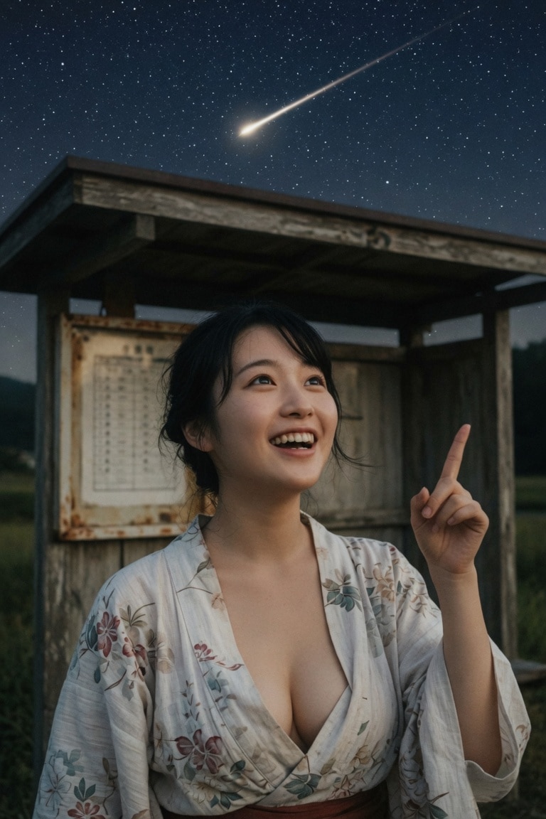 あっ流れ星！