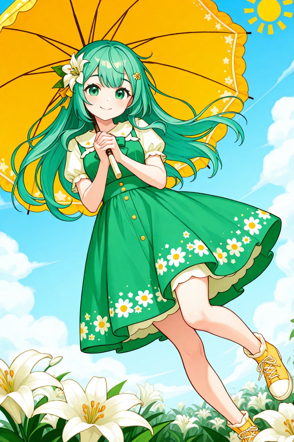 LILYの高彩度が栄える日傘