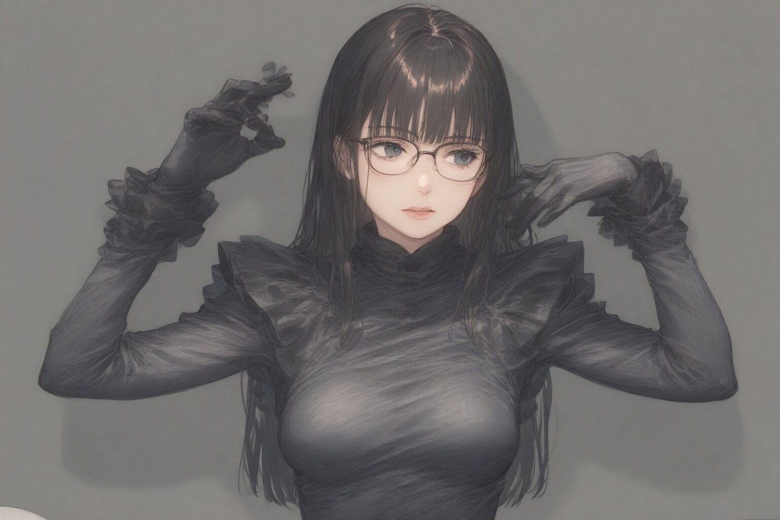メガネ女子　黒戦隊ヒロイン
