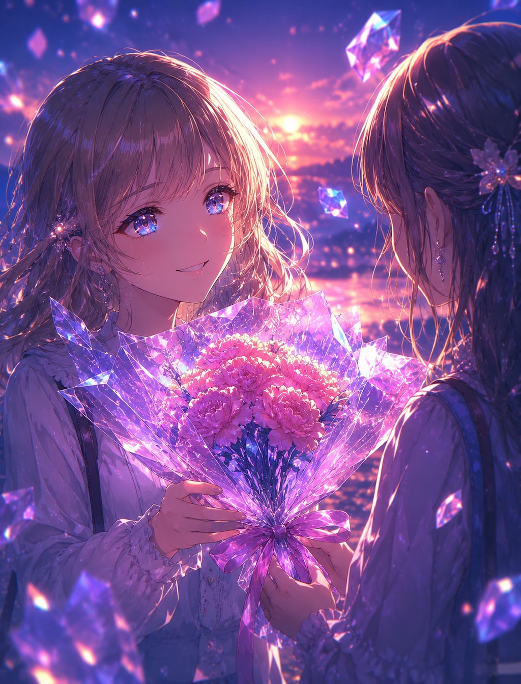 気持ちを花に託す