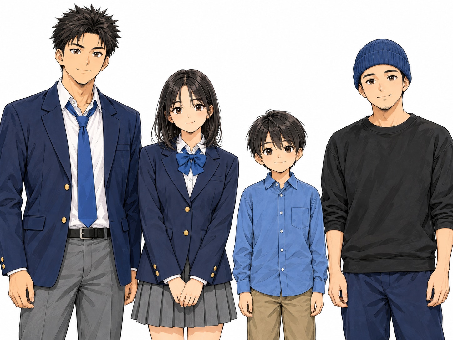 4人組 256 | の人気AIイラスト・グラビア