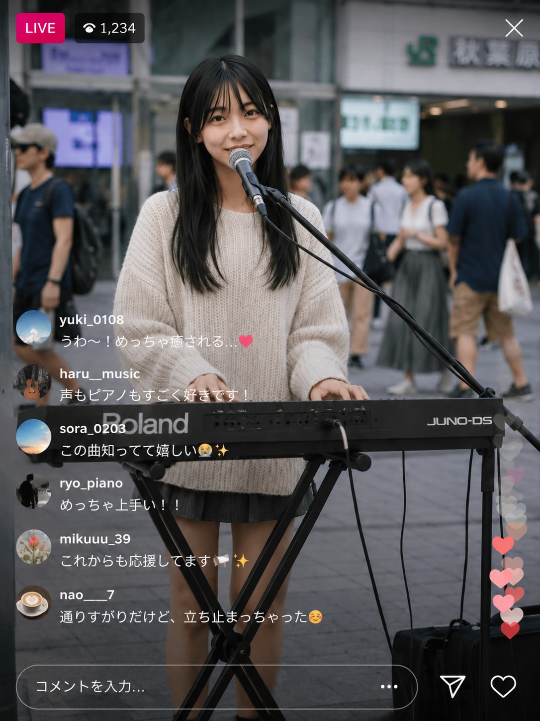 路上ライブ
