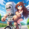 2人乗りしてるビール缶と小さな女の子 4枚目