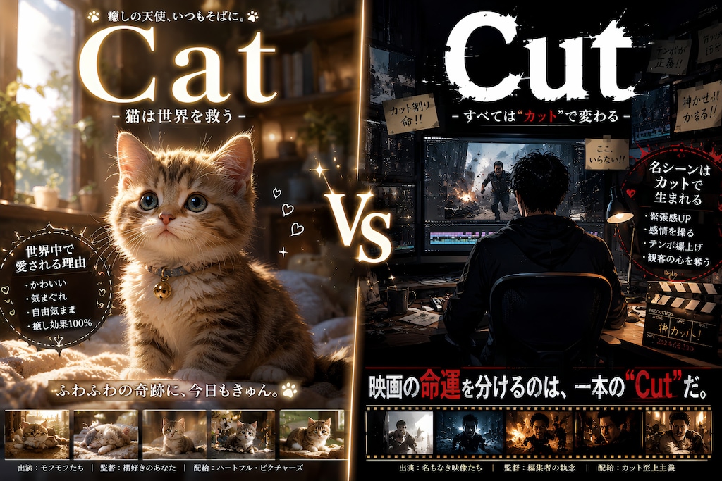 Cat→Cut