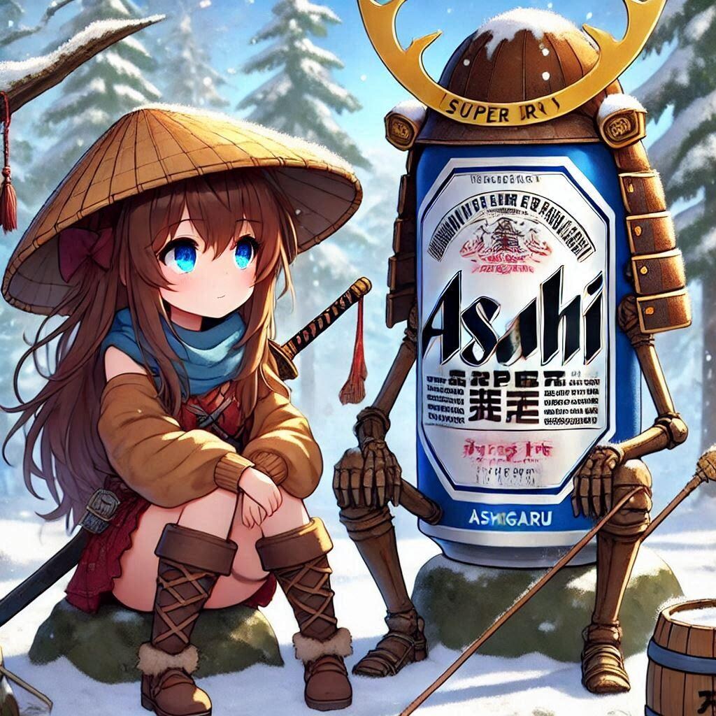 この戦い後に結婚するつもりの下級武士のビールと女の子