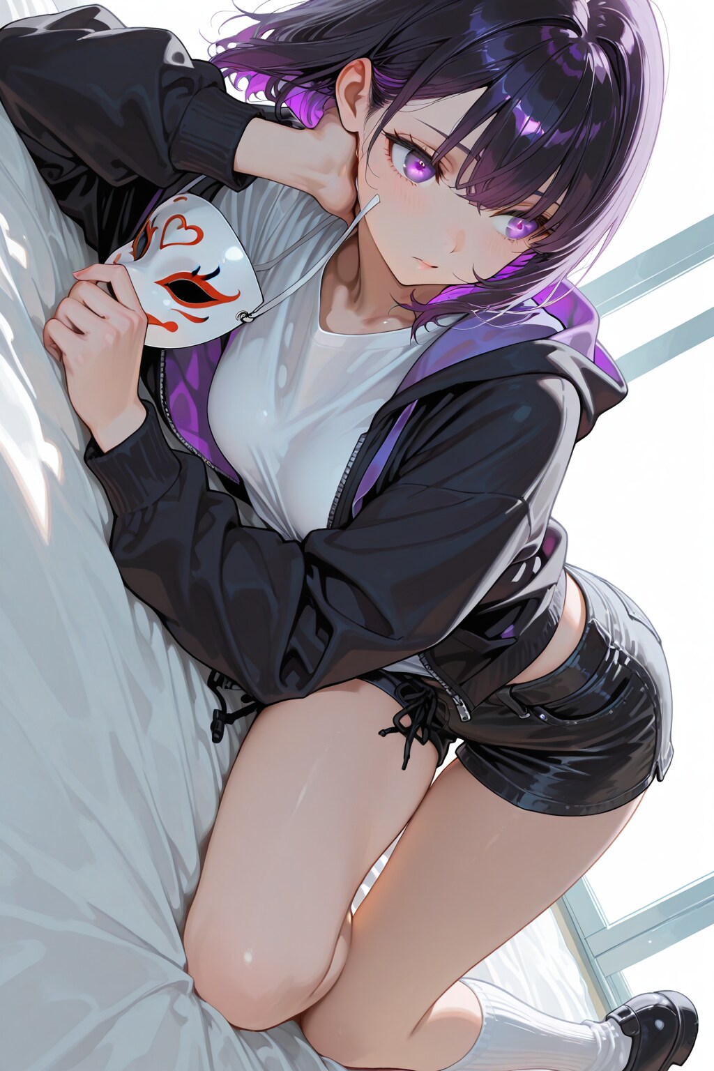 紫色が似合う女の子108