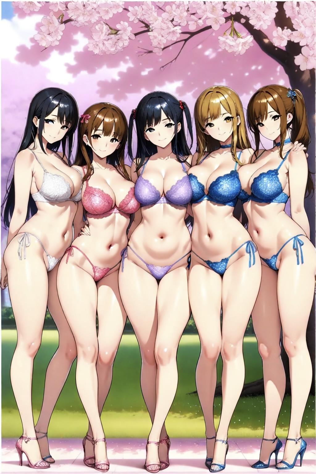 下着美女たち (その8)(春の特別編🌸)